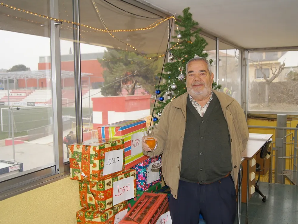 Un brindis per Nadal i per la UE Rubí del Sr. García
