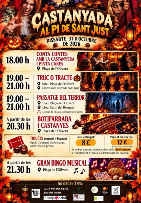 Torna la Castanyada al Pi de Sant Just