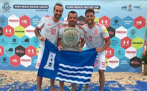 El trio de Torredembarra es proclama vencedor de la 1a etapa de l’Euro Beach Soccer League amb la Selecció Espanyola de Futbol Platja