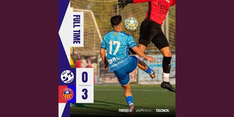 El Cambrils Unió encaixa davant el Cubelles la tercera derrota consecutiva