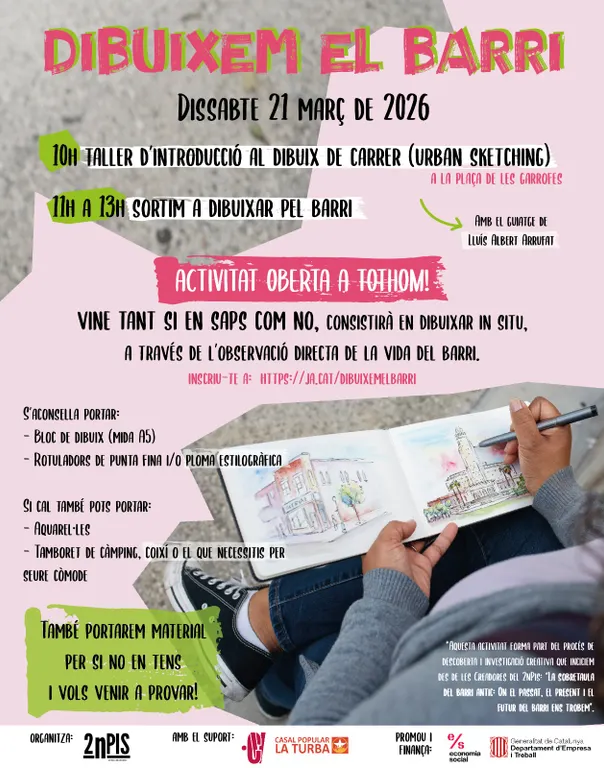 La sobretaula del Barri Antic portarà l’art al carrer amb una intervenció col·lectiva
