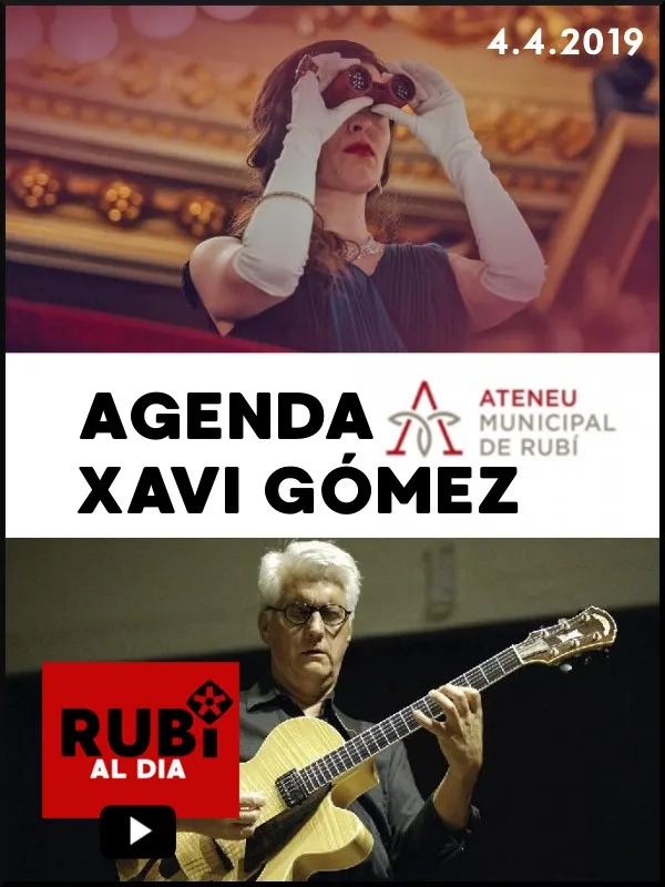 Agenda Ateneu Municipal 4 abril 2019