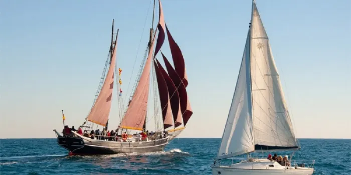 La trobada d'Hivern de Vela Clàssica reuneix quinze embarcacions i més de 130 persones