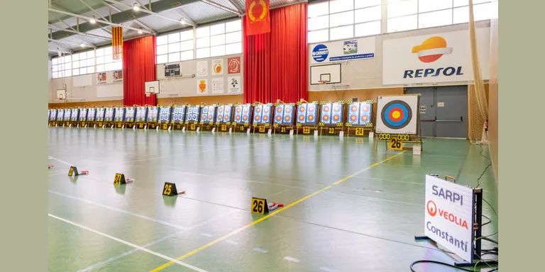 169 arquers i arqueres es donen cita al pavelló de Constantí en la 2a tirada de la lliga catalana de tir amb arc en sala