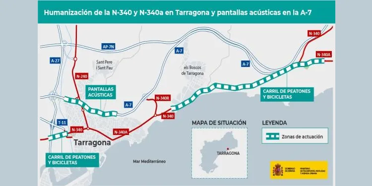 S'aprova el projecte de carril bici de Tarragona fins a Altafulla
