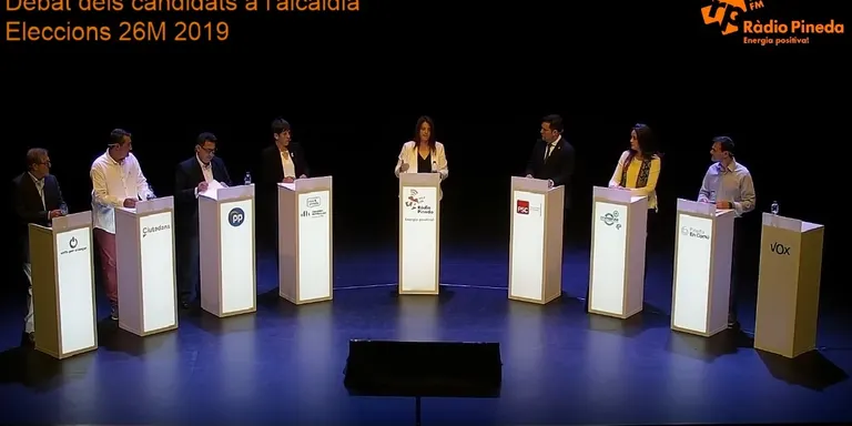 Debat electoral a Pineda: intensitat, discrepàncies, propostes i 'fair play'
