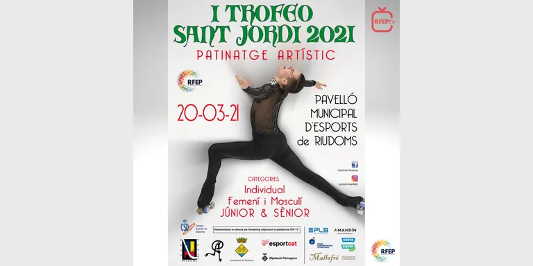 Riudoms acull el Trofeu Sant Jordi 2021 de patinatge artístic