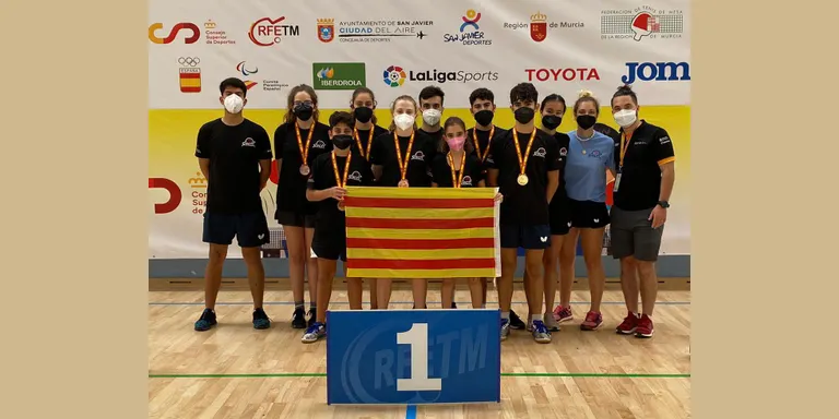 TENNIS TAULA: Catalunya aconsegueix cinc medalles a l’estatal escolar