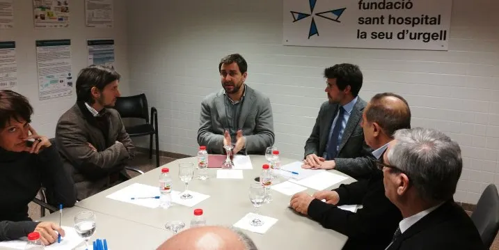 Antoni Comín anuncia una aportació addicional de 2 milions d'euros per resoldre el deute del Sant Hospital