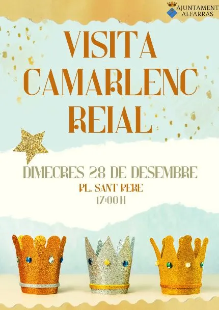 Visita del Camarlenc Reial a Alfarràs dimecres 28