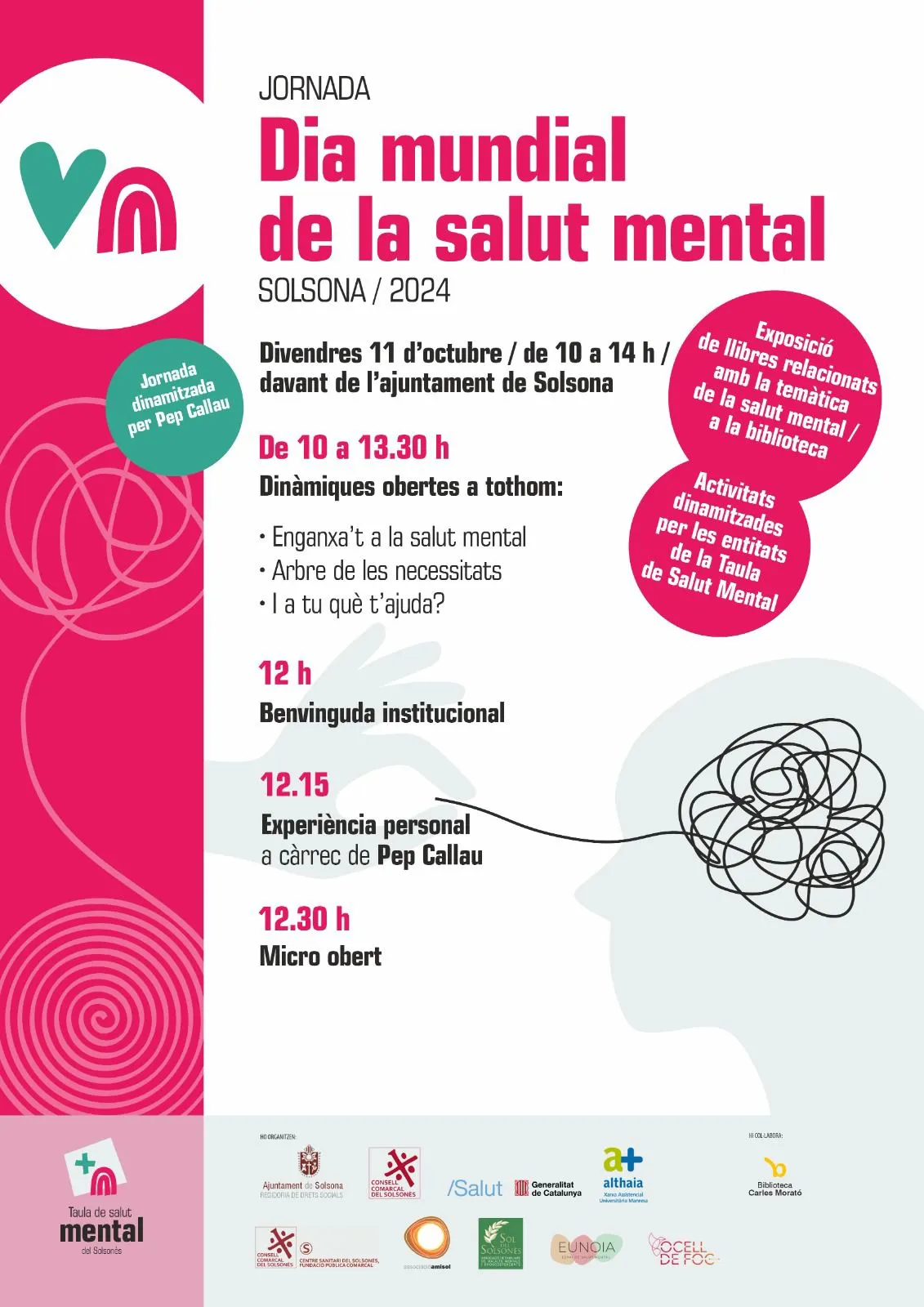 El Solsonès commemora aquest divendres el Dia Mundial de la Salut Mental