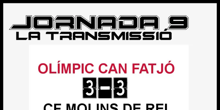 A PEU DE CAMP - JORNADA 9 - OLÍMPIC CAN FATJÓ