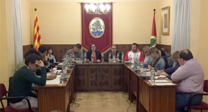 Moment del ple d'ahir