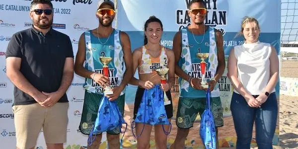 Maria Palet – Alba Cardona i Rolando Hernández – Hernán Tovar, campions del Vichy Catalan Vòlei Tour a Torredembarra