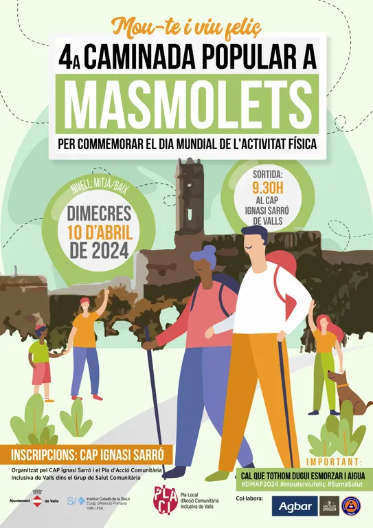 Arriba la quarta edició de la Caminada Popular a Masmolets