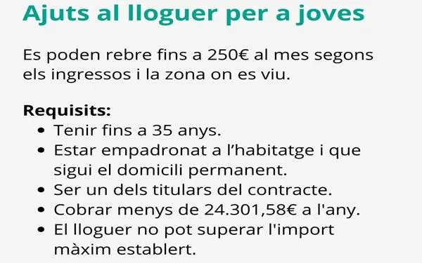 L’Ajuntament d’Altafulla anima als joves de fins a 35 anys a presentar sol·licituds d’ajuts al lloguer