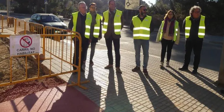 Avancen a bon ritme les obres del carril bici que connectarà Cambrils amb Salou