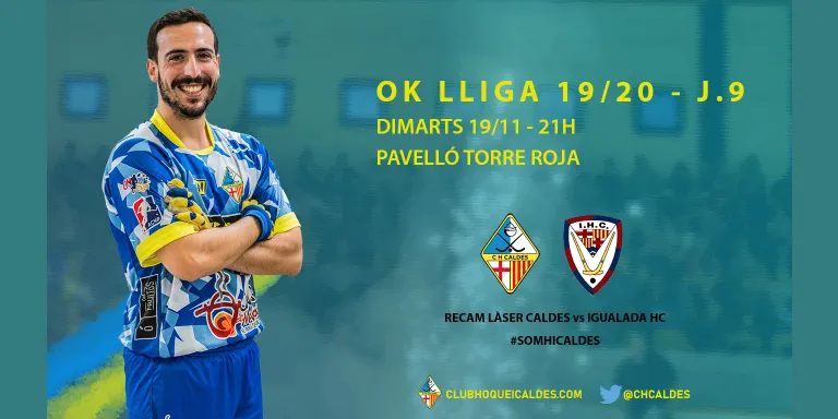 El Recam Làser Caldes disputarà avui el partit corresponent a la novena jornada de l'OK Lliga