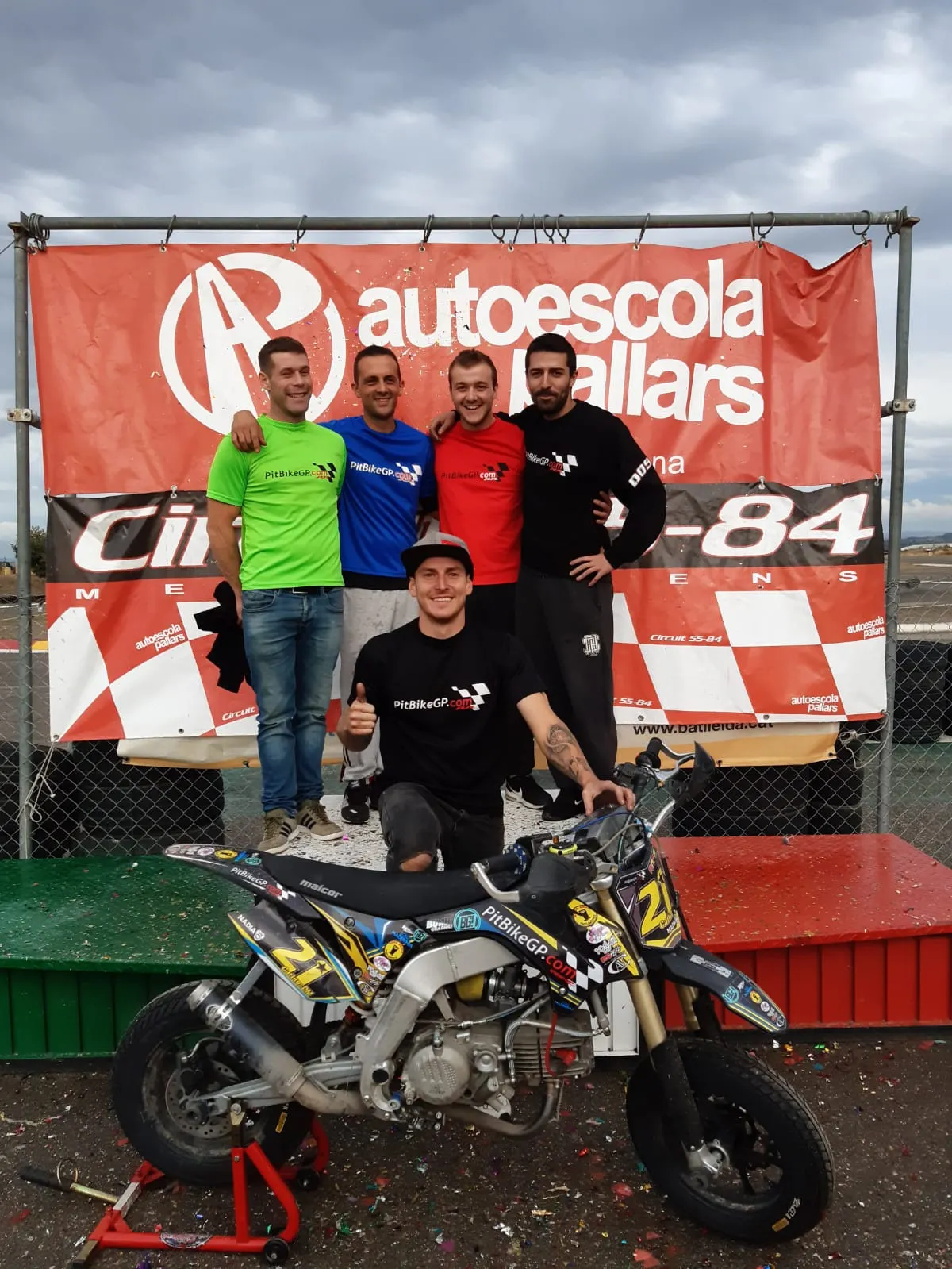 El vilassarenc Carlos Daniel, campió de Catalunya de Pitbike 190 cc