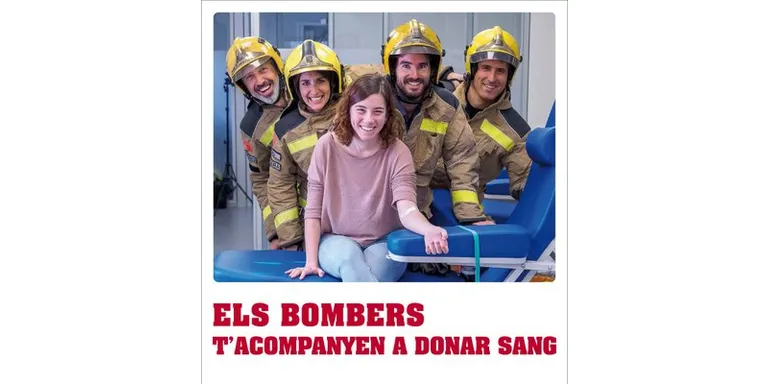 La Seu se suma un any més a la campanya "Els Bombers t'acompanyen a donar sang"
