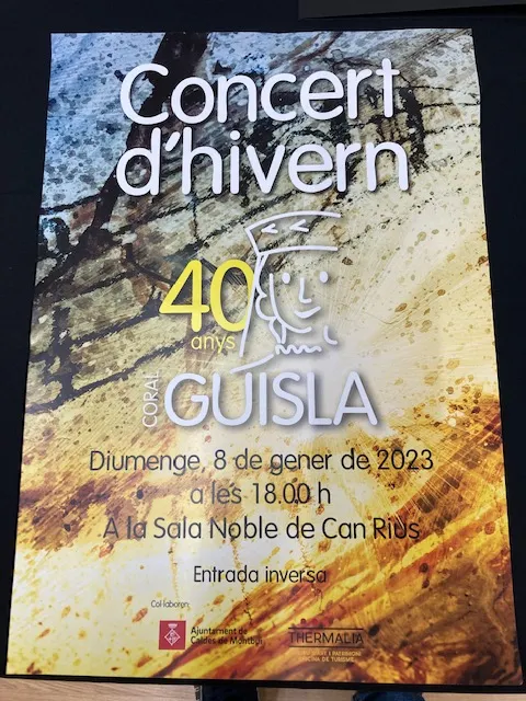 Un concert amb adaptacions de nadales populars dona el tret de sortida als actes del 40è aniversari de la Coral Guisla
