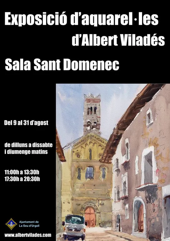 Albert Viladés exposa la seva darrera obra a la Sala de Sant Domènec