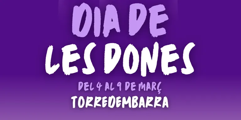 Torredembarra commemorarà del 4 al 9 de març el Dia Internacional de les Dones
