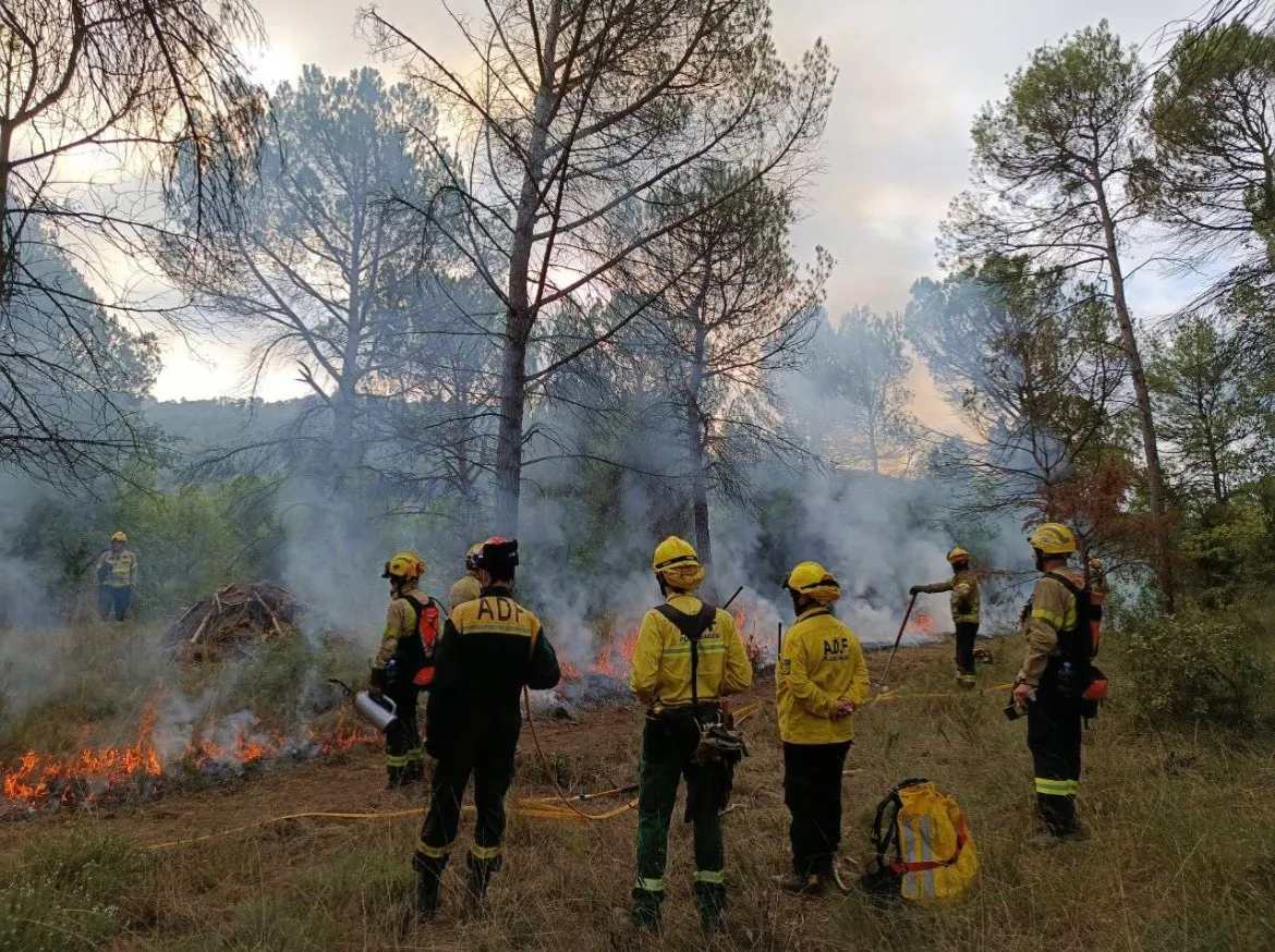 Els Bombers faran una crema prescrita a Olius