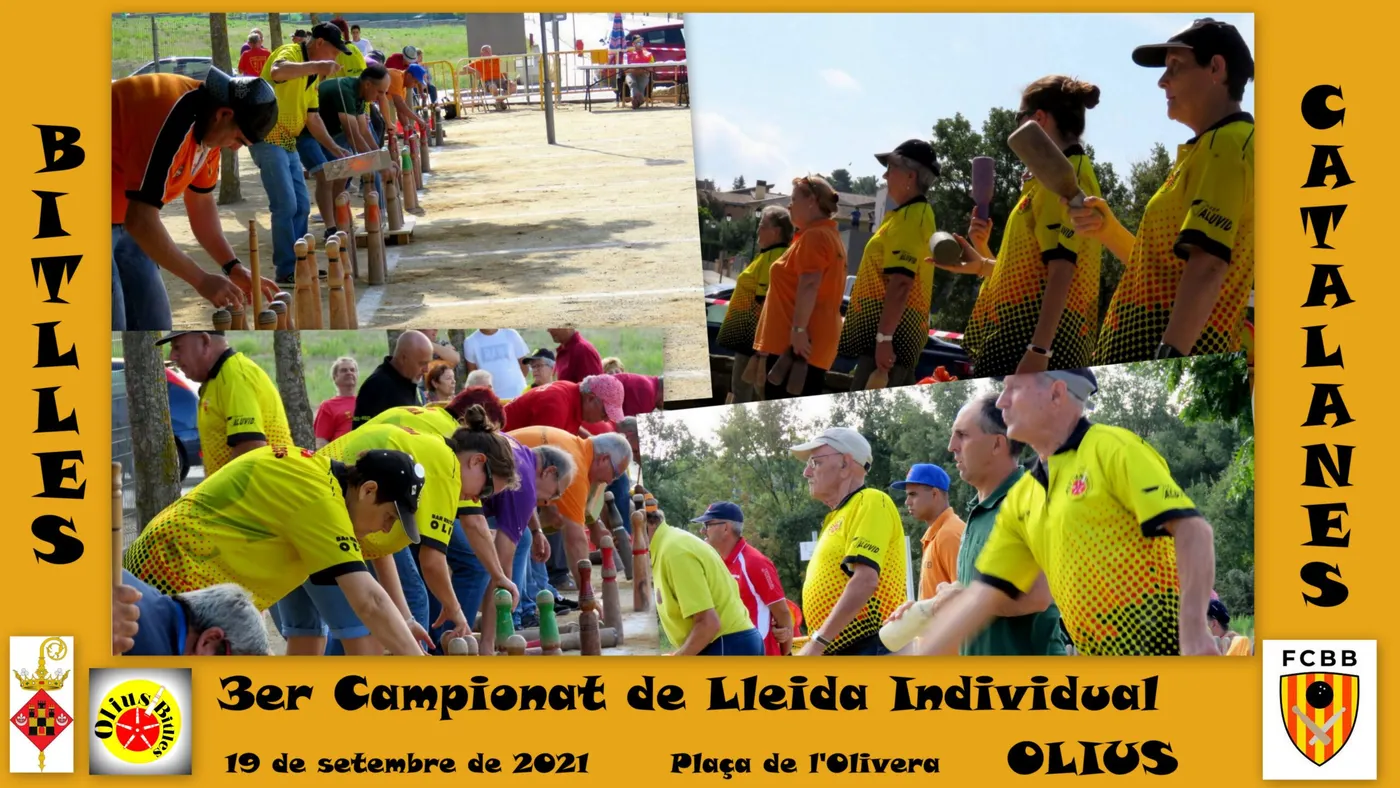 Olius acollirà el tercer Campionat de Lleida individual de bitlles catalanes