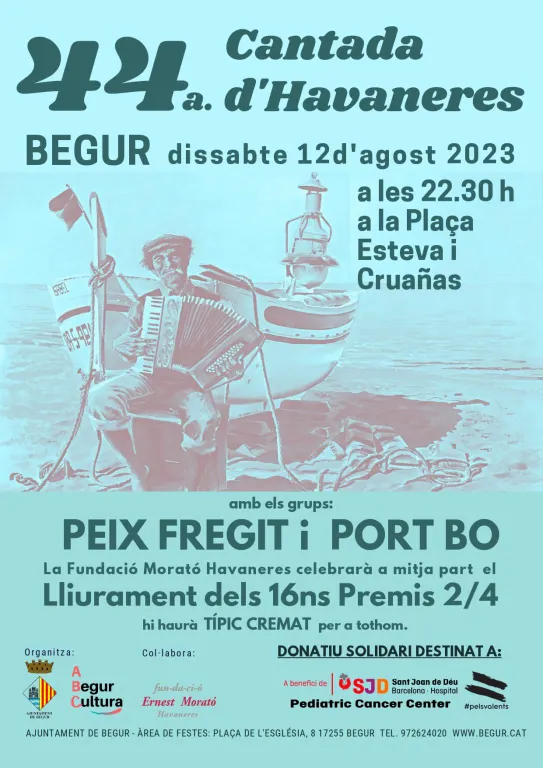 Begur celebrarà aquest agost una Cantada d’Havaneres molt especial
