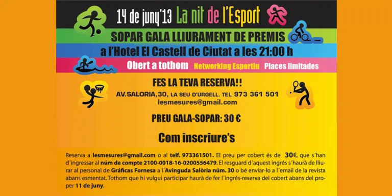 Primera Nit de l'Esport de l'Alt Urgell