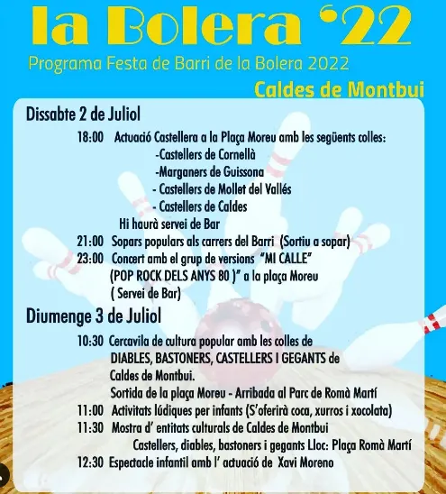 La Bolera recupera la seva festa de barri després de 20 anys