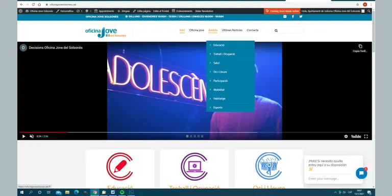 L'Oficina Jove del Solsonès estrena avui un nou web més interactiu i amb més serveis