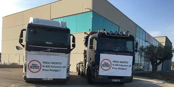 1.906 camions es desvien cada dia de l'N-340 entre Altafulla i Vilafranca del Penedès cap a l’autopista