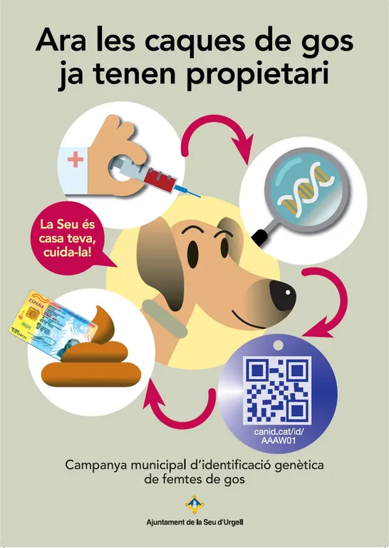 L'Ajuntament de la Seu ja disposa de l'ADN de prop d'un miler de gossos censats