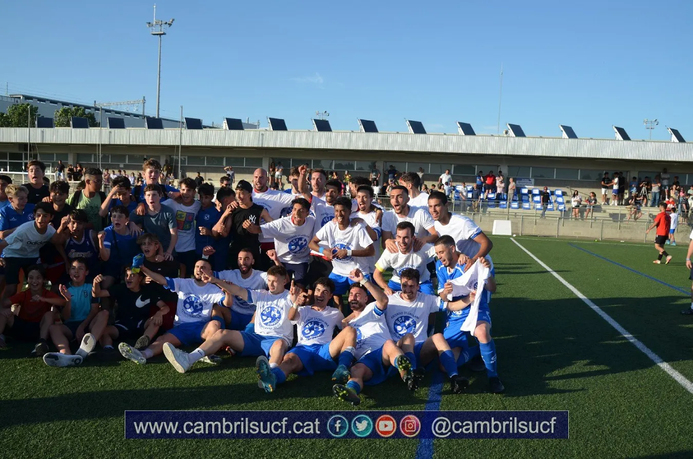 El Cambrils Unió clou una temporada d’ensomni al camp de l’Aldeana