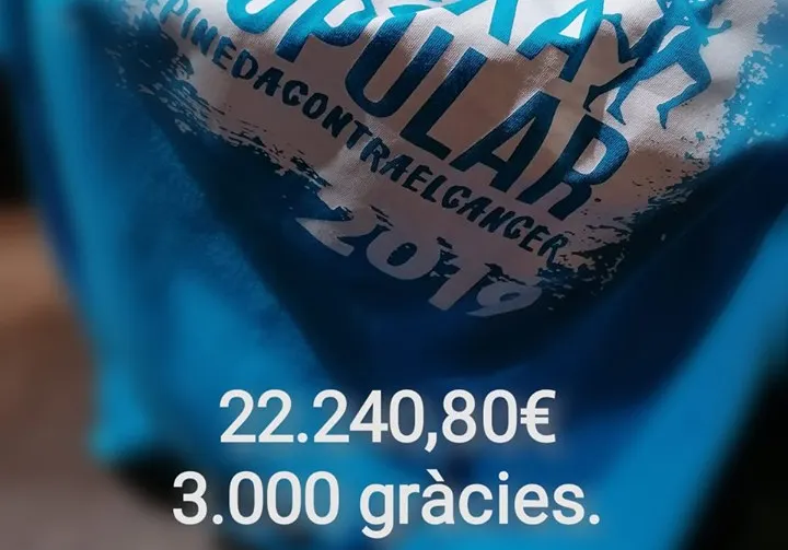 La recaptació final de la Marxa contra el Càncer és de 22.240,80