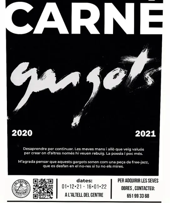 L'artista calderí Toni Carné mostra la seva transició cap al llenguatge abstracte en una mostra a l'ateneu el Centre