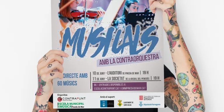 La ContraOrquestra presenta a Pineda el concert 'Musicals'