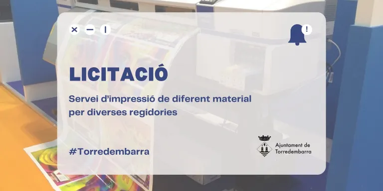 L'Ajuntament busca empresa per imprimir cartells, tríptics i guies