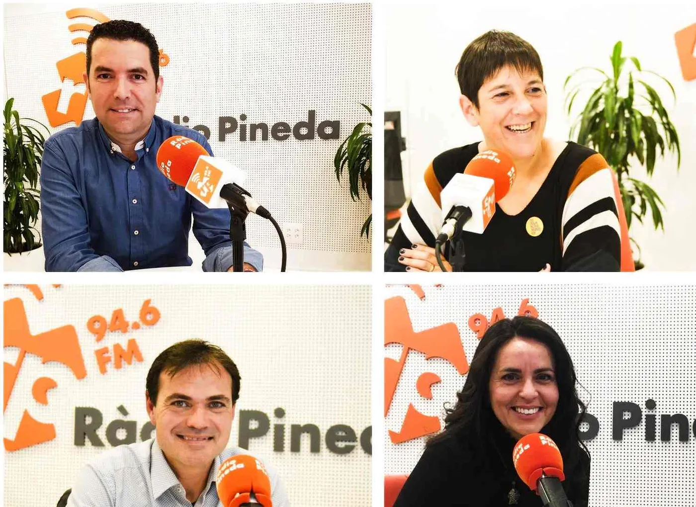 Els portaveus polítics a l'Ajuntament de Pineda us desitgen 'Bona Festa Major'!