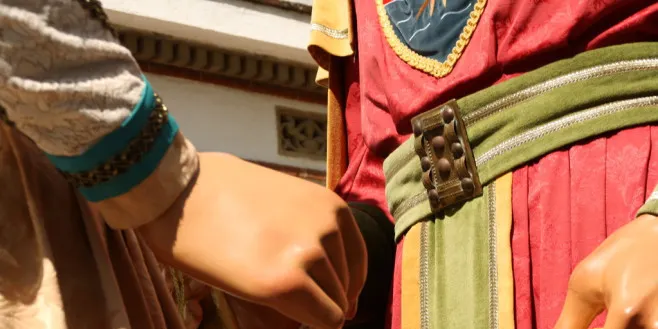 Els Gegants de Pineda, convidats a la trobada de gegants històrics de Salt