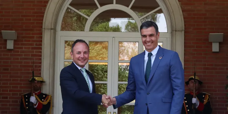 Reunió bilateral entre Pedro Sánchez i Xavier Espot a Madrid