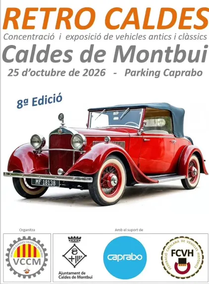 La 8na edició de Retro Caldes arriba aquest cap de setmana