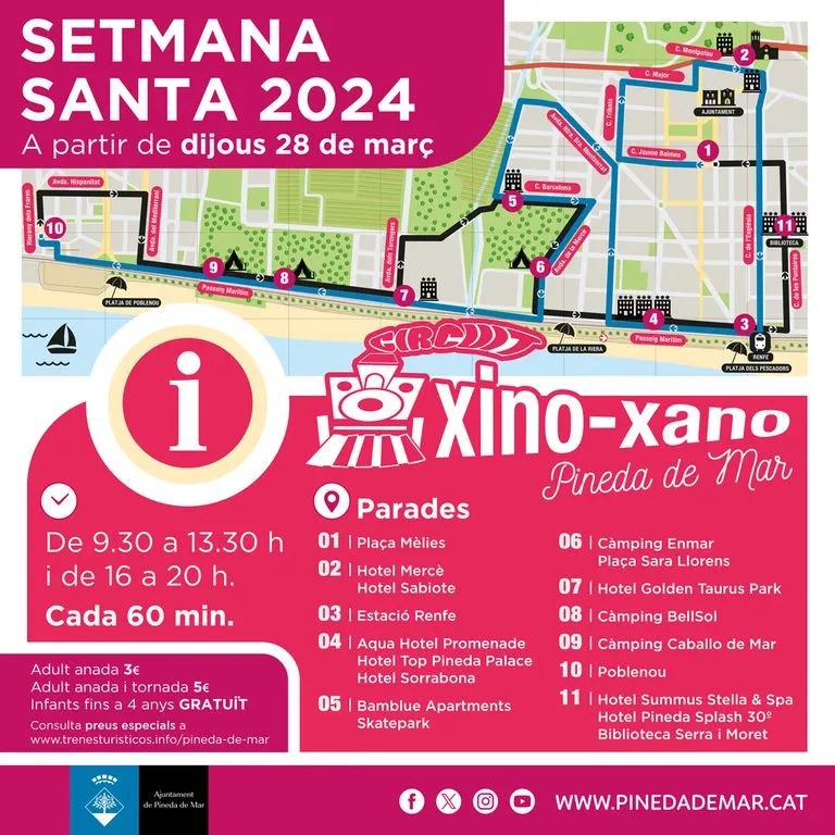 Comença la temporada d'estiu del Xino-Xano de Pineda