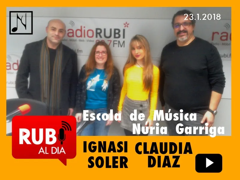 IGNASI SOLER CLAUDIA DÍAZ Escola de Música Núria Garriga