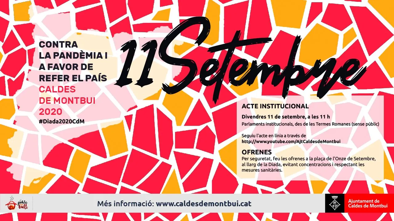 La Diada de Catalunya també estarà condicionada per la Covid-19