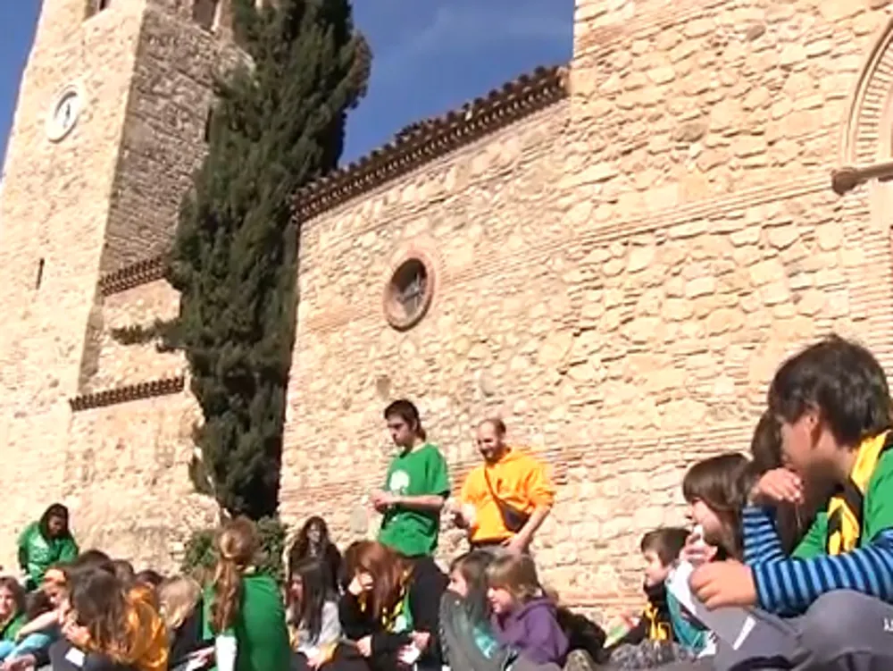 La trobada ha tingut lloc a la plaça del Doctor Guardiet