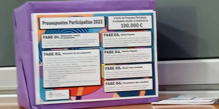 Les propostes per participar al procés de Pressupost Participatiu es poden dipositar en bústies que hi ha pel poble