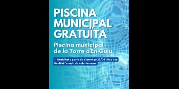 El Catllar decreta la gratuïtat de la piscina municipal mentre duri l’onada de calor